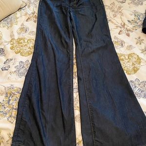 Banana Republic wide leg jeans.